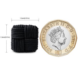 HONEY BEAR Mens Silk Knot Cufflinks,Square for Business Wedding Gift