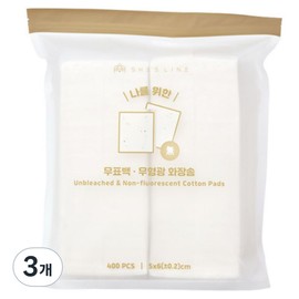 Lupine Waterjet Large Capacity Pure Cotton Soft Cotton Pads 4 x 6 cm 1000 Sheets 1 / 루핀 워터젯 대용량 순면 소프트 화장솜 4 x 6 cm 1000매 1개
