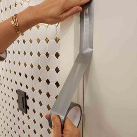 Winter Windproof Sealing Tape, 10 Meters, White Silver White 5ea