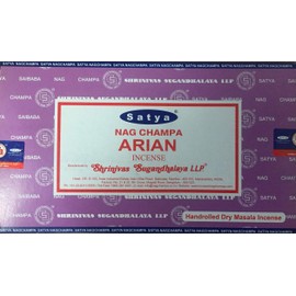 Satya Nag Champa Incense Sticks - Box 12 Packs (Arian)