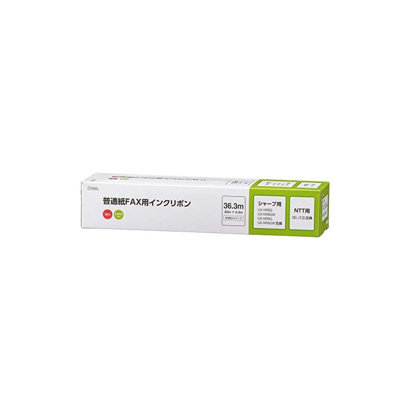 Ohm Denki OAI-FHD36T 01-3861 Plain Paper Fax Ink Ribbon S-SH2