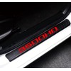 MAXDOOL 4Pcs Car Door Sill Protector Reflective 4D Carbon Fiber