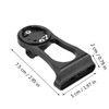 Bicycle Odometer Comupter Aluminium Alloy Extension Mount for Garmin (Black)