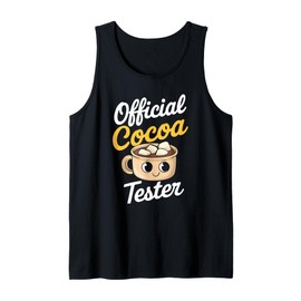 Kawaii Hot Chocolate Cocoa Cute Marshmallow Vibe Tank Top