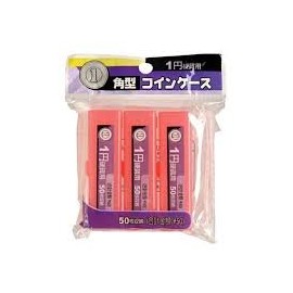 ★ 1 Circle Ball has 50 Sheets Store ★ Square Coin Case (Pack of 3)