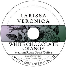White Chocolate Orange Medium Roast Decaf Coffee (Single Serve K-Cup Pods) (Gourmet, Naturally Flavored, Whole Coffee Beans) (12 pods, ZIN: 575657) - 3 Pack