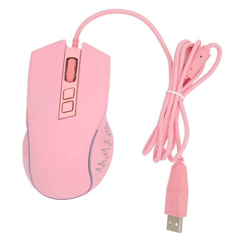 Gaming Mouse USB2.0 4 Adjustable DPI RGB Backlit Ergonomic Design