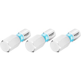 HAZET 8-2204N-8/3 Hexagonal Bit 6.3 (1/4 Inch) Internal Hexagonal Profile Pack of 3