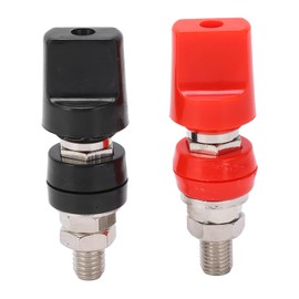 Binding Post M8 Power Terminal Großer Stromanschluss 100 A Hochpräziser Kupferterminal Binding Post Inverter mit 4 Mm Stecker für Elektronische Hardwaregeräte