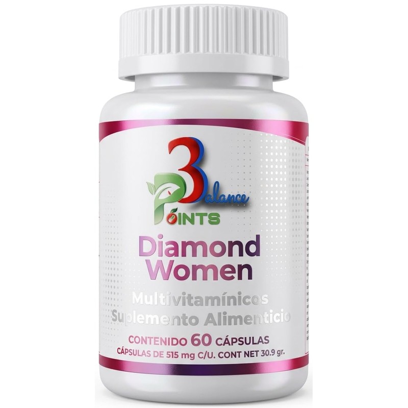 Diamond Women, Multivitamínico Para Mujer, Energía/belleza