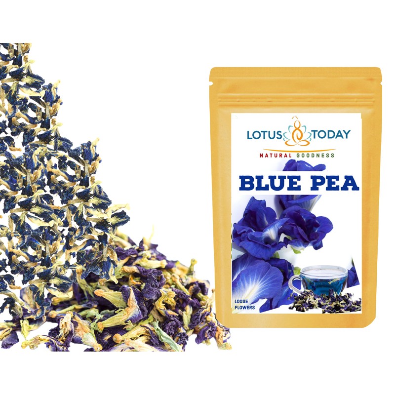 Blue Pea Flower Tea whole Loose flowers 30grams delicate and