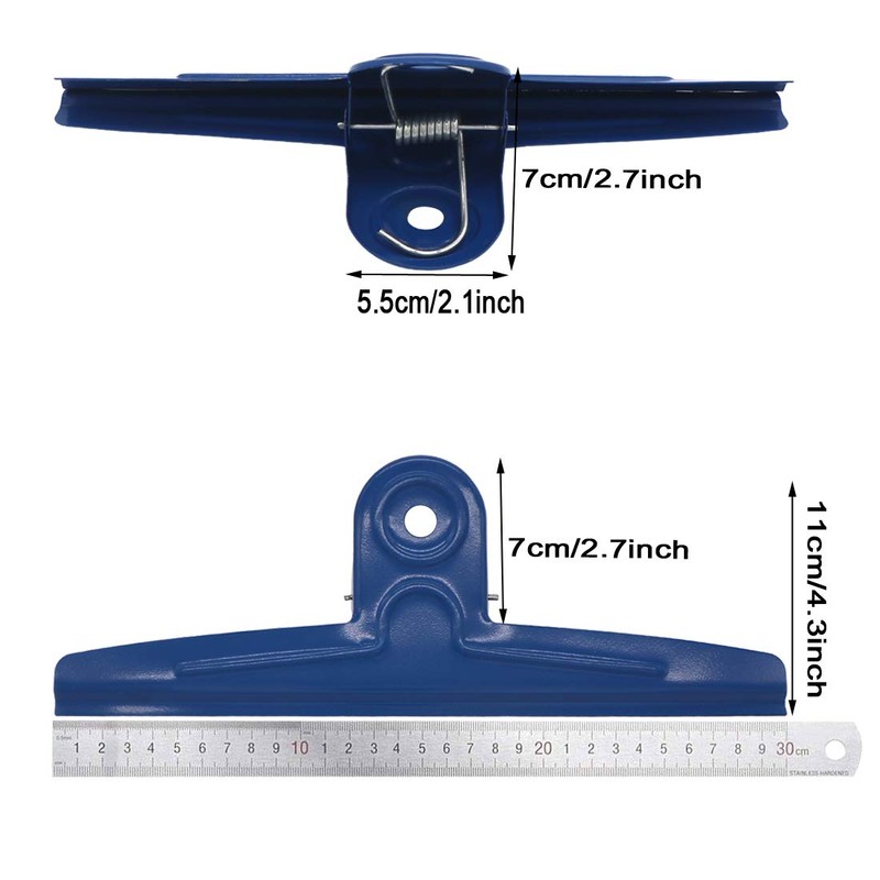 Extra Large Bull Clips 12 Inch 2 Pack Large Binders