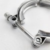 JONJEA 2" Universal Stainless Steel V-Band Clamp for Turbo Downpipe