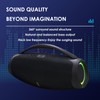 Portable Bluetooth 5.0 Speakers, RGB Speaker with 360 Degree Surround