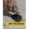 Solidure Diamond Polishing Disc,3Step Dry Diamond Polishing Pads 100mm for
