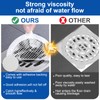 Disposable Shower Drain Hair Catcher Mesh Stickers, 30 Pack, Round