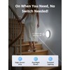 Combuh 4-Pack Battery Powered Motion Sensor Light, 7.48" IP44 Waterproof
