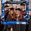 2024 Blue Graduation Party Inflatable Selfie Photo Frame & Photo