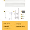 LED Under Cabinet Lighting 6pcs 30cm Seamlessly Linkable Strip Light