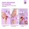 SAVILAND Acrylic Nail Kit for Beginners: White Pink Clear Acrylic