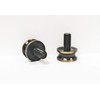 Lamp Finial Adapter-Solid Brass, Aged Brass Finish (1 pc.)