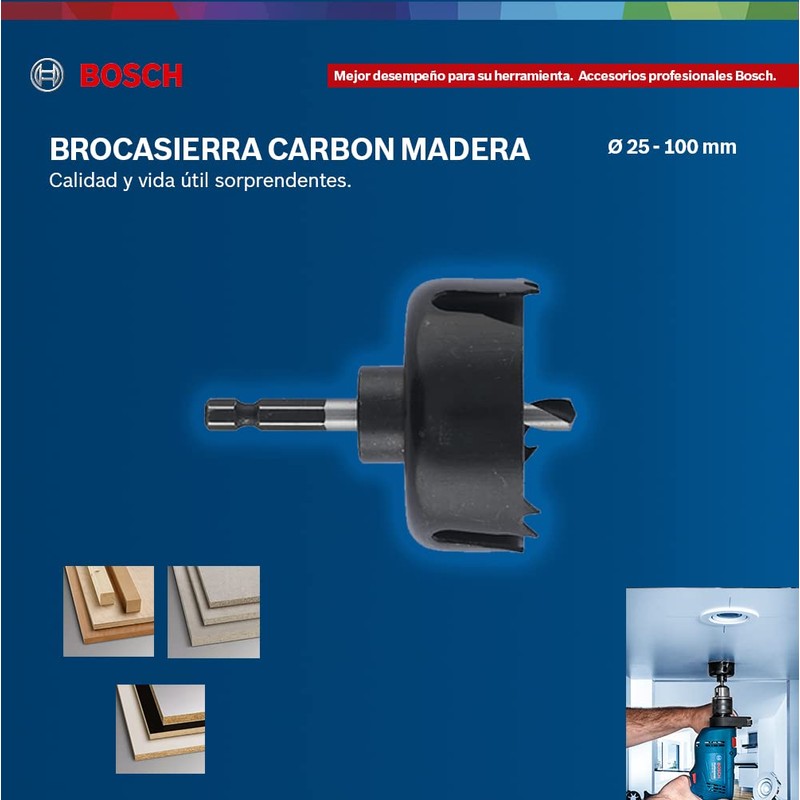 Bosch 2608580765 Speed for Multi Construction holesaw, Black, 121 mm