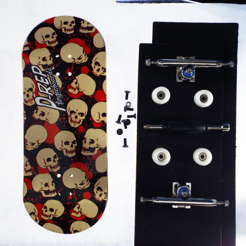 P-REP V2 Pro Performance Complete Wooden Fingerboard 36mm - Skull