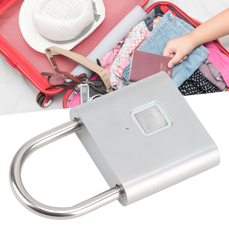 Smart Fingerprint Padlock Waterproof for TuyaSmart Bluetooth Keyless Padlock for