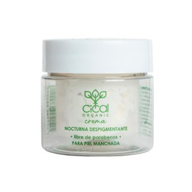 Crema Nocturna Despigmentante para Piel Manchada sin Parabenos con Ácido Azelaico, Regaliz y Caléndula 50g