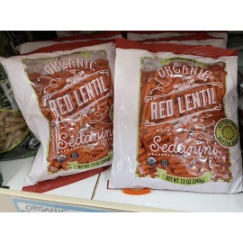 Trader Joe's 2 Pack Trader Joe's Organic Red Sedanini Lentil  12 oz each