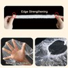 TIHOOD 200PCS Disposable Plastic Food Cover Wrap Elastic Food Lids