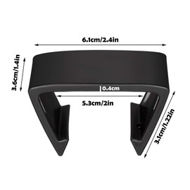 Outdoor Furniture Clips Patio Sofa Clips Rattan Furniture Clamps Wicker Chair Fasteners, Connect The Sectional or Module Outdoor Couch Patio Furniture (8 Pieces)