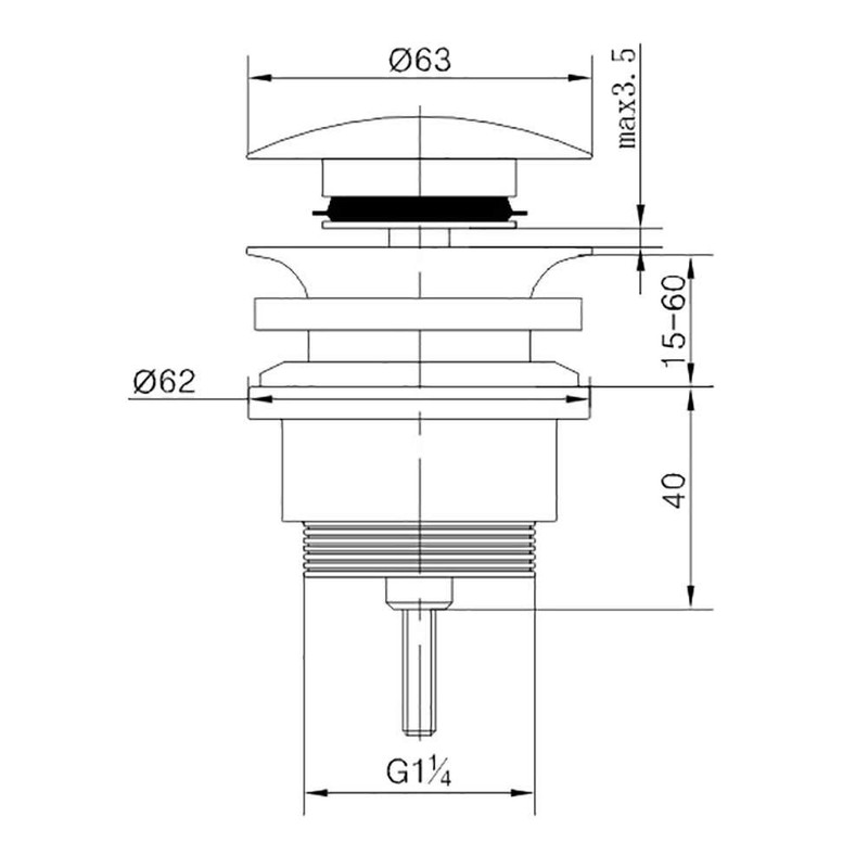 Oxen 170202 – Valve Click Universal Stopper (Large)
