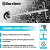 DURATECH 11" Basin Wrench, Sink Wrench, Adjustable Tap Nut Spanner