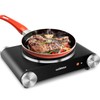 CUSIMAX Electric Burner Hot Plate for Cooking Cast Iron hot