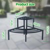 DHYGOTFUR Aluminum 2-Tier Plant Stand Lightweight, Sturdy, and Rust-Free Corner