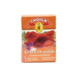 Chiquilin Saffron Powder Box - 5 Packets (625 Mg)