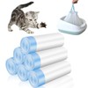 120 Pack Cat Litter Box Liners with Drawstring Cat Litter
