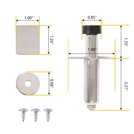 LLNSEAUTO Two Door Shaved Door Handle Kit Popper Solenoid Street Rat Hot Rod Car Truck with Door Poppers Trunk Popper& Keyless Entry System Central Locking Remote Control Kit Universal (100lb)