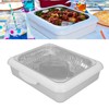 Dual Design Foil Tray Holder Set with Removable Lid, Insulated