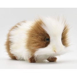 Brown/White Guinea Pig/Guineapig Plush Soft Toy by Hansa 3735 19cm.