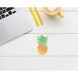 Holographic Pineapple Cute Unique Sticker Cool Decal Humor Funny Peel and Stick