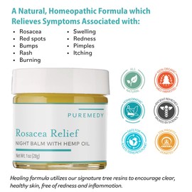 Puremedy Natural/Unscented Rosacea Relief Homeopathic Salve, 1 Ounce