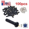Partscollect 100x TPMS Tire Pressure Sensor Rubber Valve Stems For
