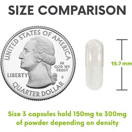 XPRS Nutra Size 3 Empty Capsules - Empty Gelatin Capsules - Capsules Express Empty Pill Capsules - DIY Capsule Filling - Pure Bovine Pill Capsules Empty Gel Caps (500 Count, Clear Red / White)