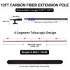 DOBEN Carbon Fiber Telescoping Boat Hook, Boat Hooks for Docking