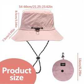AYVRUOP Sun Hat Ladies Foldable, Fishing Hat Men, Sun Hat Men, UV Protection Hiking Hat, Boonie Hat