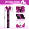 Aileam 4 PCS Pin Me Ribbon Cheer Bag Bow Keychain