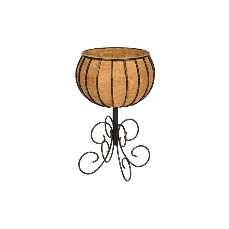 Gardman R954 Blacksmith Patio Urn, 14'' Wide x 24.5'' High,