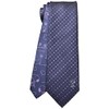 Peanuts PNDW0456 Snoopy Necktie, Navy Blue, Business Necktie, Gift, PNDW0456